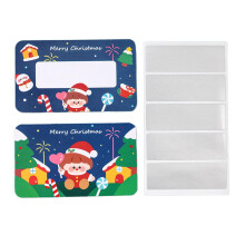 QenASHaing Christmas Scratch-Off Cards (20-Pack, 2"x3.5"), Customizable Kids' Reward Tool, Safe Cardstock, for Holiday Games & Student Praise