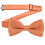 Bow Ties Solid Color Adjustable Bow Tie Collection for Kids and Boys Orange Free Size 1