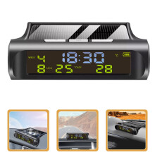 1Pcs for Car Dashboard with Digital Display and Thermometer Function