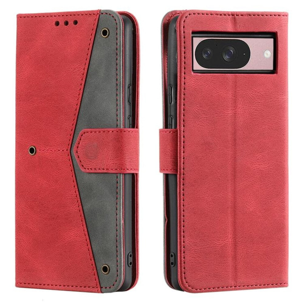 Magnetic Flip Wallet Case For Google Pixel 9 And 9 Pro Red 9336866132731