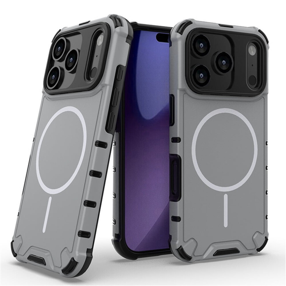 Iphone 17 Pro Airbag Case Magsafe Compatible Grey 9336866134254