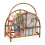 Rattan Newspaper Rack - 2 Compartments, Natural Charm 7