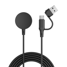 2 in 1 Charging Station For Watch 7/7U Watches Double Interfaces USB A/USB C Portable Charging Dock