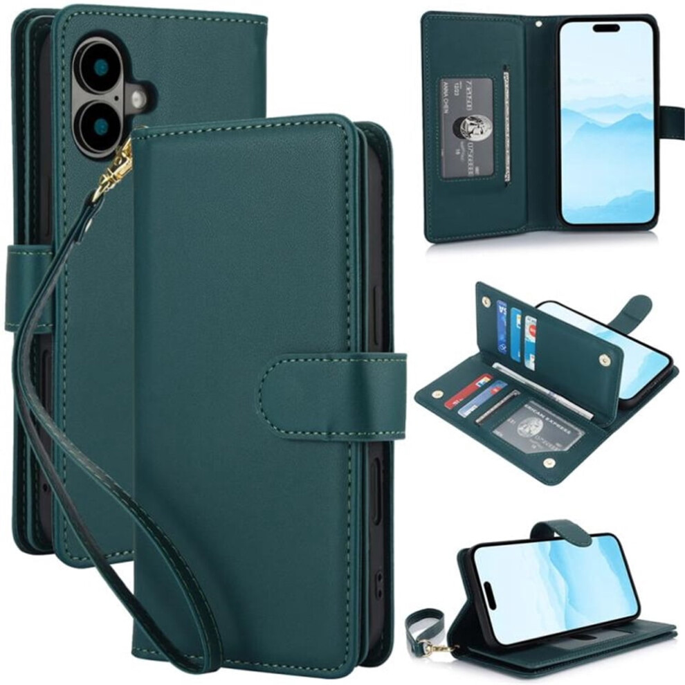 Leather Magnetic Flip Wallet Case For Iphone 17 Â Rfid 9336866133042