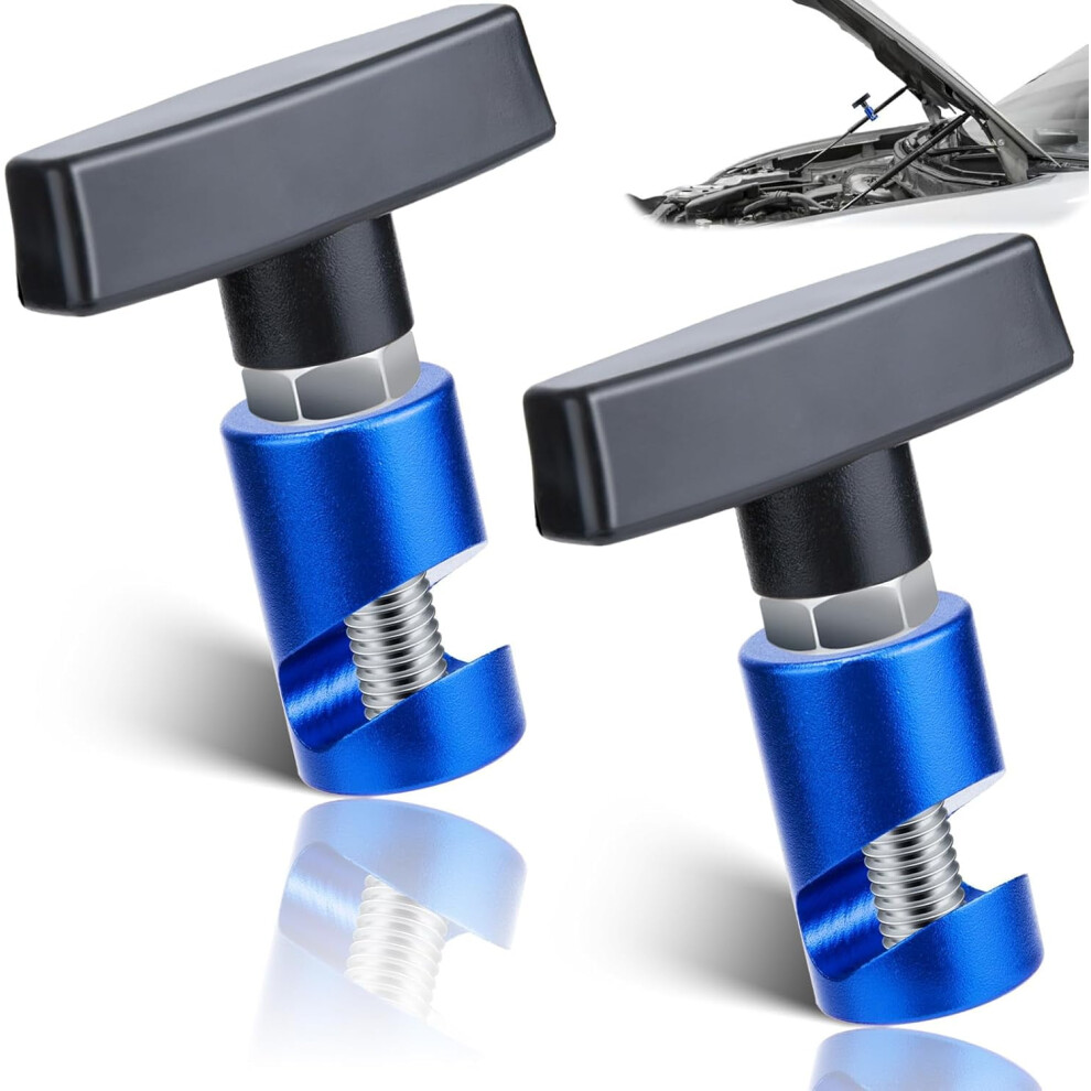 2 Pcs Hood Prop Struts Clamp, 0.43" Lift Support Clip For Car Hood/Tailgate Â Blue 9485826590224