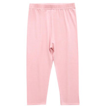 Kid Girls Candy Color Leggings Solid Color Leggings Casual Yoga Pants Tights Trousers Pink 3-4 Years