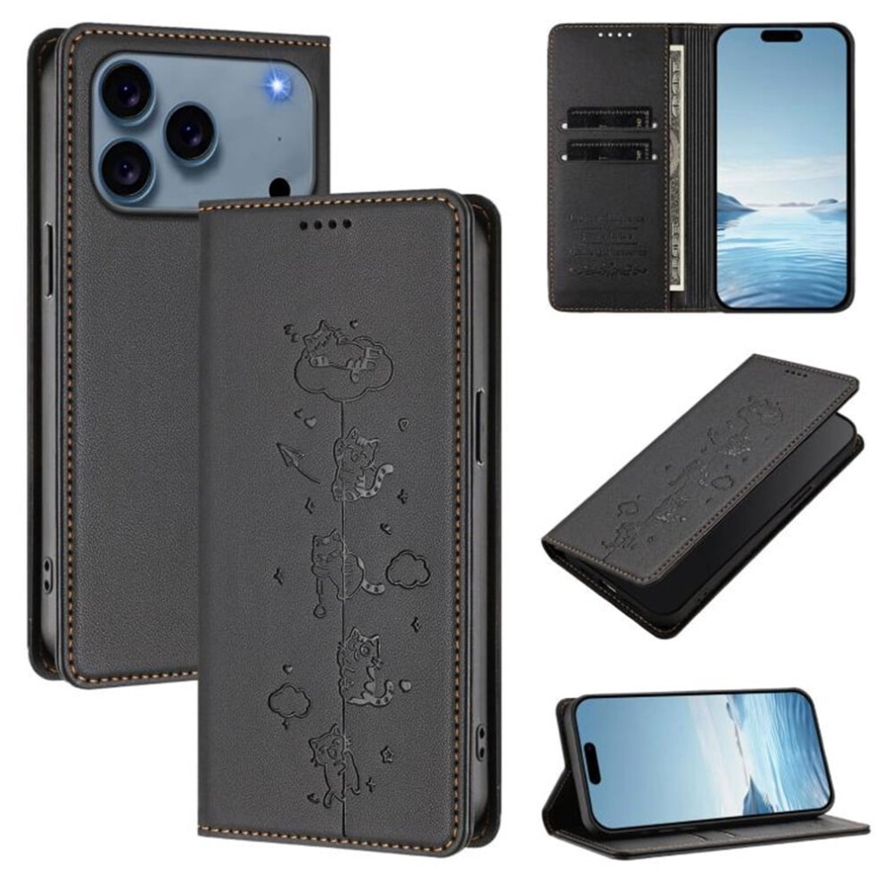 Leather Flip Wallet Case For Iphone 17 Pro Max Â Rfid 9336866132755