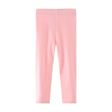 Kid Girls Candy Color Leggings Solid Color Leggings Casual Yoga Pants Tights Trousers Pink 4-5 Years