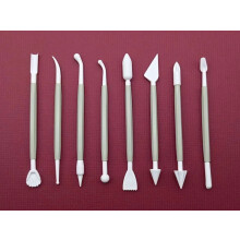 8PCS Clay Sculpting Tools Kit – Double-Ended, Comfort-Grip, Compatible with Sculpey & Modeling Clay
