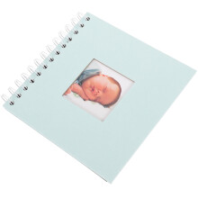 HEMOTON Scrap Book Meaningful Photo Album Baby Child 18x17cm Sky-blue