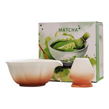 Matcha Set: Traditional Whisk + Bowl Kit with Ceramic Holder – Compatible with Japanese Tea Ceremony
