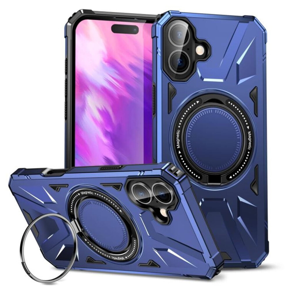 Iphone 16 Plus 6.7 Inch Case With Magnetic Ring And Magsafe 9152228002777
