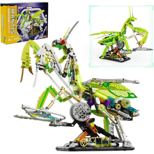 Σετ Κατασκευής Εντόμων Mantis Ideas με Φωτάκι για Αγόρια και Κορίτσια Συμβατά με Lego