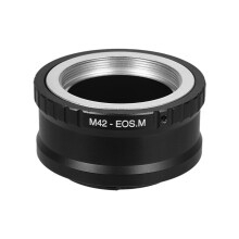 M42-EOS M objektivadapterring for M42-objektiv til Canon EOS M-seriekameraer for Canon EOS M M2M3M5M6M10M50M100 speilløst kamera