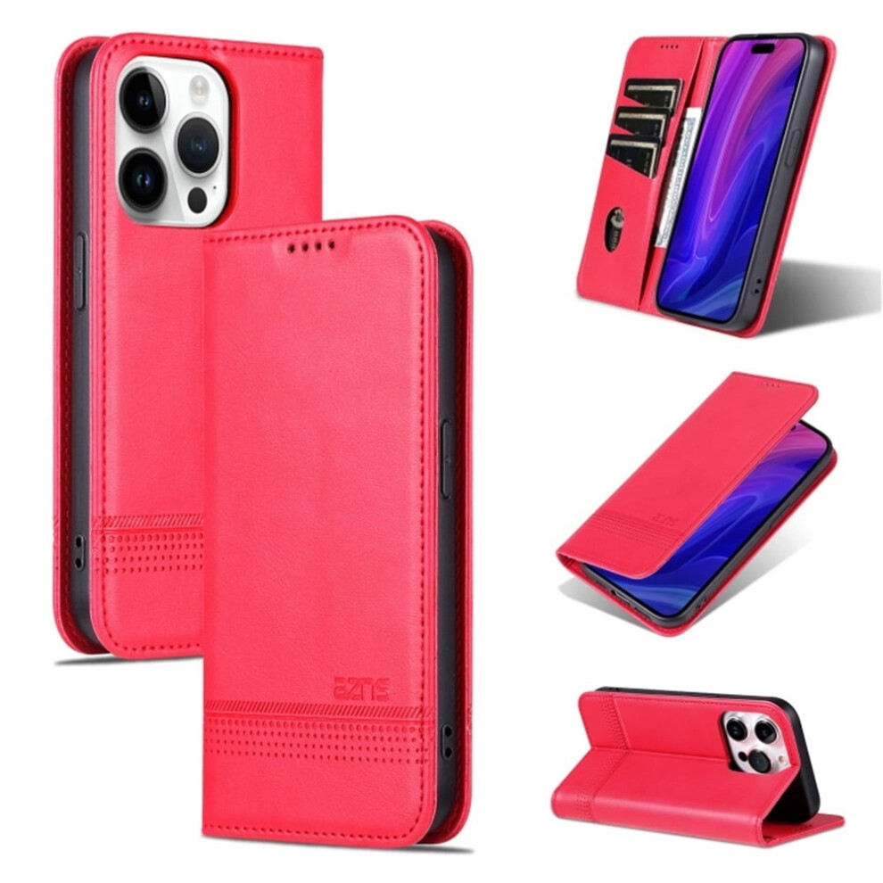 Iphone 16 Pro Max Pu Leather Wallet Case With Tpu Bumper 9152228005938