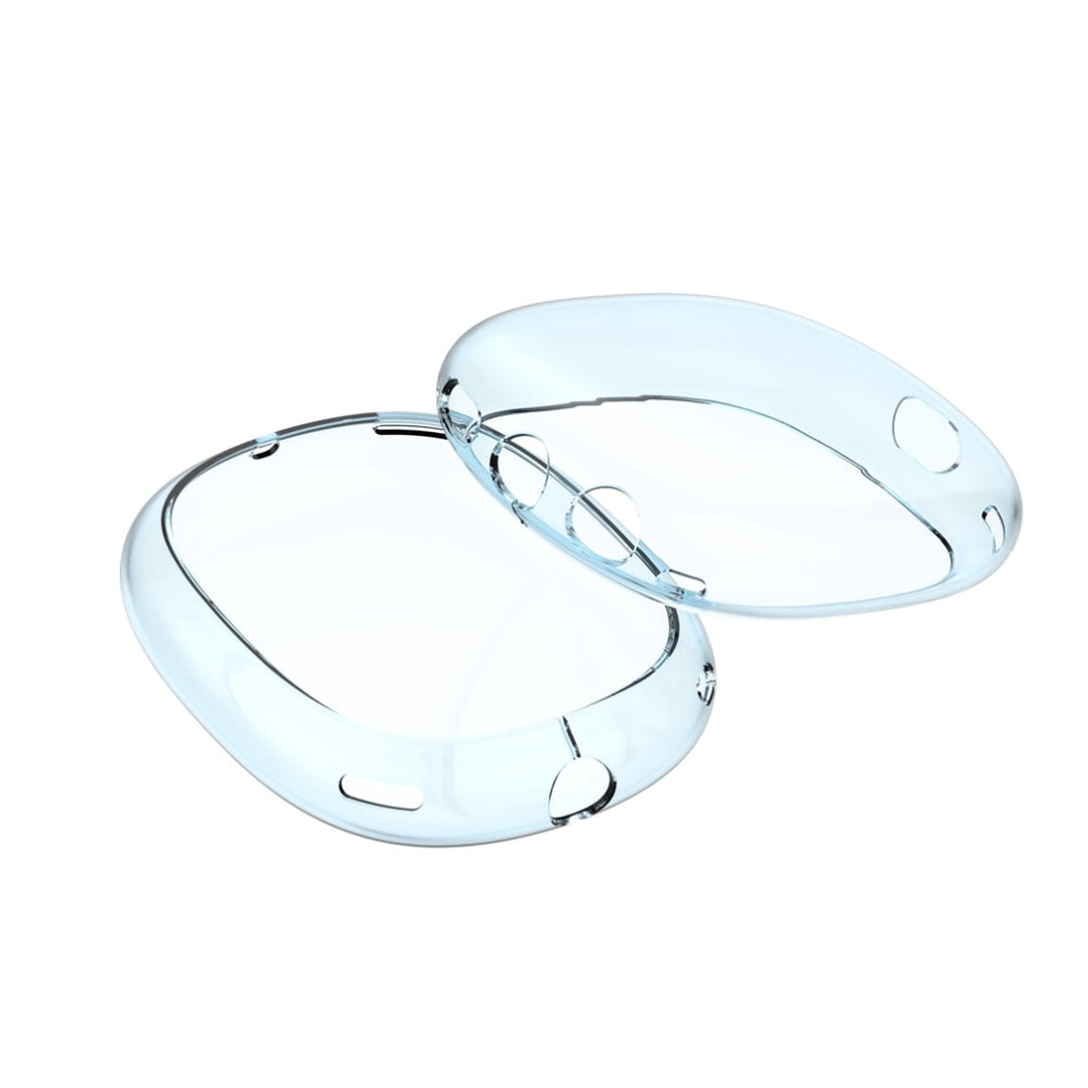 2Pcs/Set Soft Anti-Scratch Transparent Cover For Compatible With Airpods Max Tpu Wireless Shockproof Headphones Case Protective Sleeve Protector 9193271795353