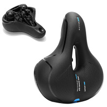 Mountain bike seat cushion with memory foam shock absorption