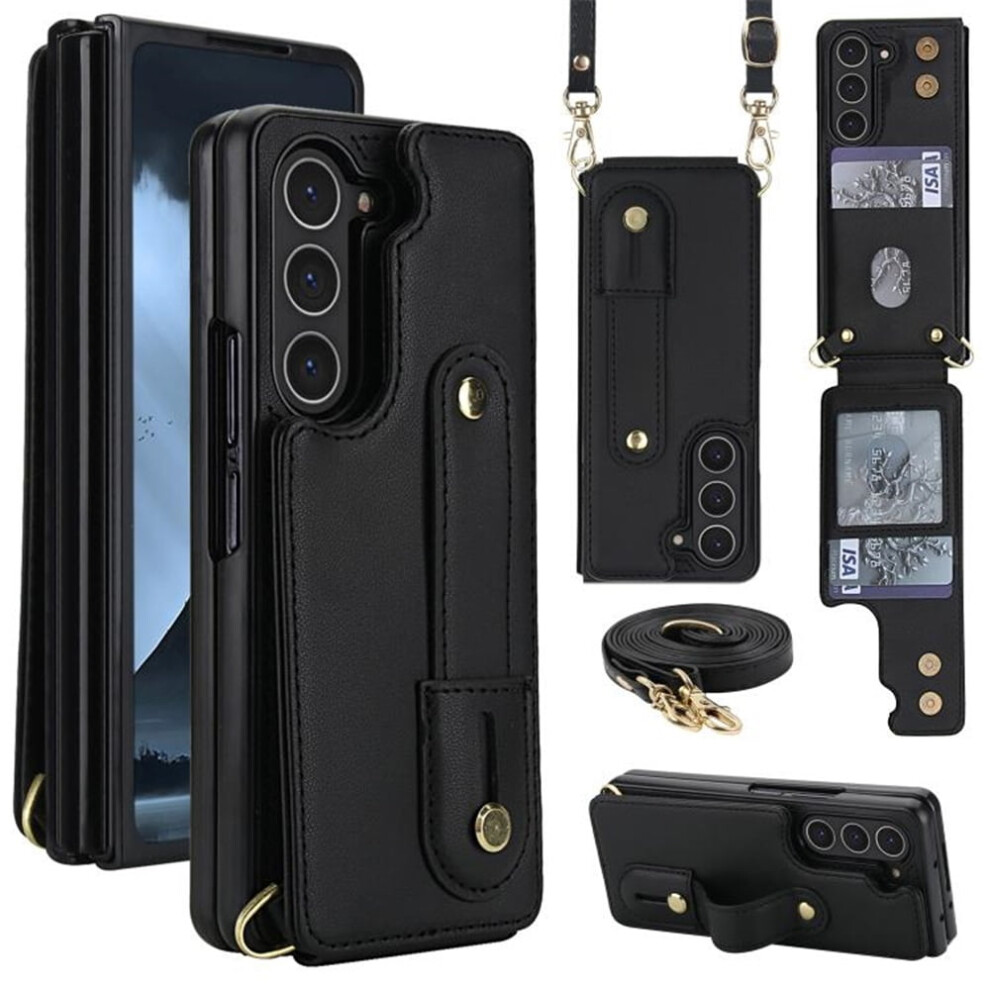 Pu Leather Flip Wallet Case For Samsung Galaxy S23+ 5G Black 9152228006010