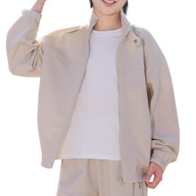 Boys Girls 4-16Y Cotton Casual Jacket Long Sleeve Solid Color Hoodless Lightweight Outerwear for Fall Winter Sports