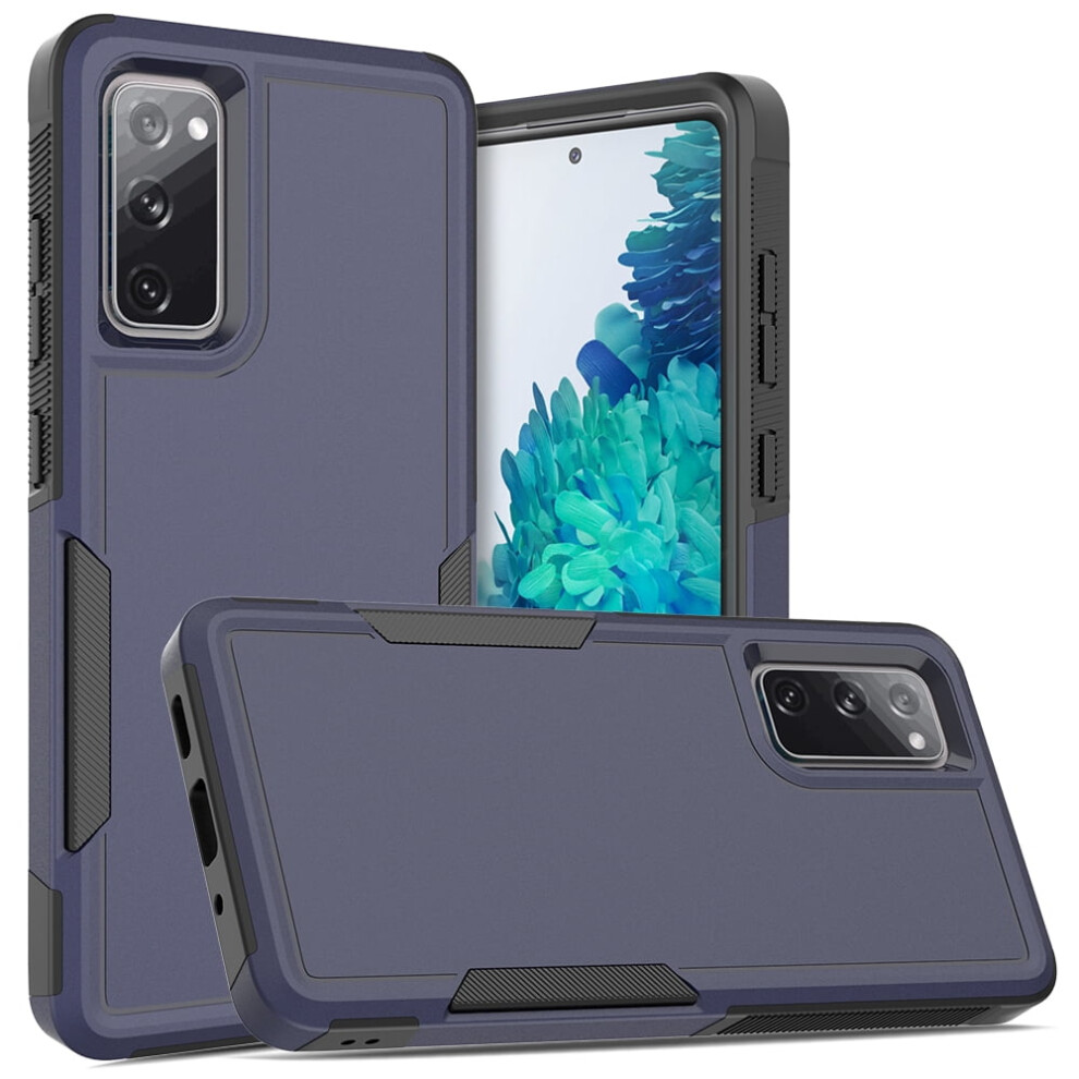 Defender Case For Compatible With Samsung Galaxy S20 Fe 5G Â Heavy Duty, Dustproof, Shockproof, Non-Slip Rugged Cover, Blue 9418476655036