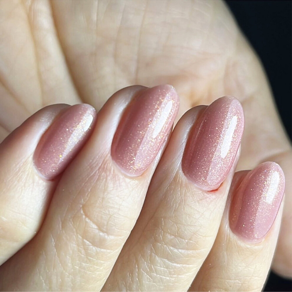 Press on Nails French Tip Almond Nails Tips Fake Nails Full Covers False Nails with Designs Artificial Acrylic Nails