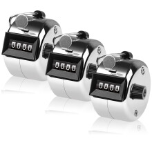 tally counter, 4-digit clicker counter, Metal hand tally counters clicker for counting, golf scoring