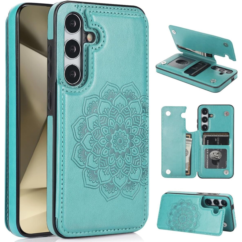 Galaxy S24 5G Case Pu Leather Wallet With Card Slot Stand 9170372614806