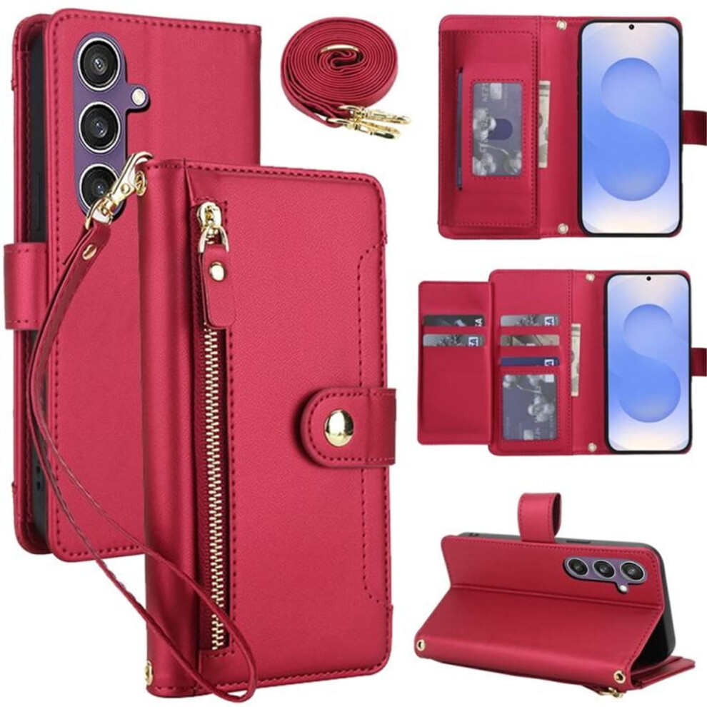 Rfid Blocking Wallet Case For Samsung Galaxy S25 Fe 5G 6.7 9170372616619