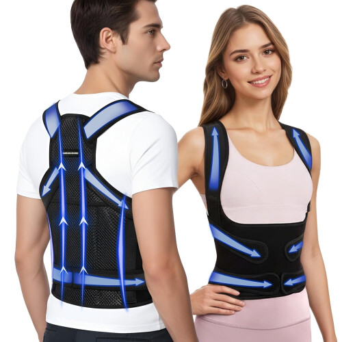 Posture Corrector Adjustable Back Brace for Men and Women