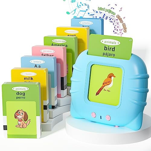 Bilingual Talking Flash Cards English Spanish 385 Sight