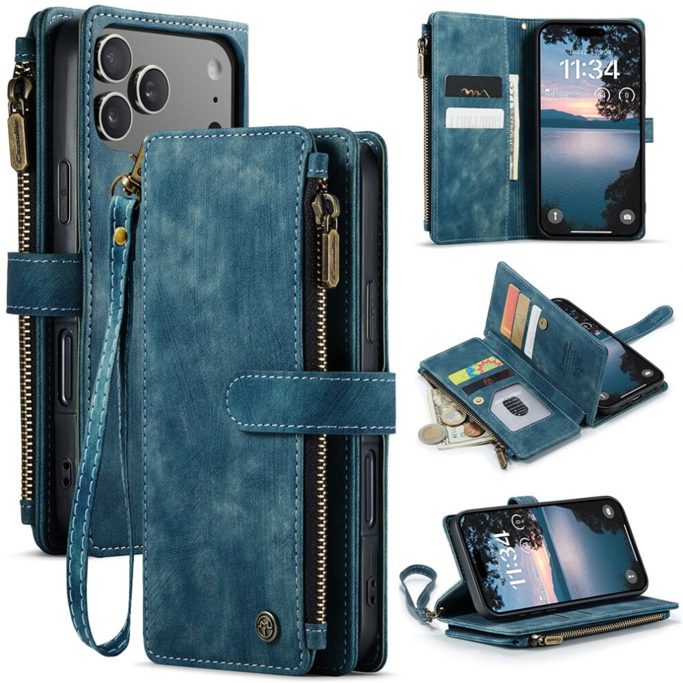 Caseme Iphone 17 Pro Wallet Case Pu Leather Magnetic Flip 9170372616978