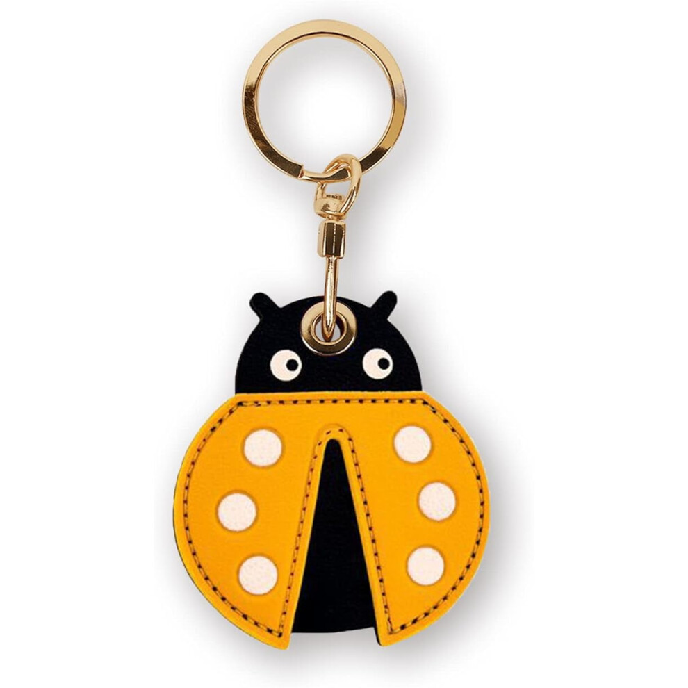 Leather Anti-Lost Keychain Casfor Airtags Tracker Holder, Anti-Drop Scratch Cute Keychain Airtag Holder For Men Women 9152228493506