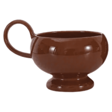 Mug en céramique design de 280 ml avec anse pratique, idéal pour la maison, l'école et la salle de sport.