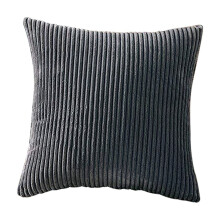 Decoratieve kussenhoezen voor lentedecoratie, 45 x 45 cm, blauw gestreepte corduroy kussenhoezen