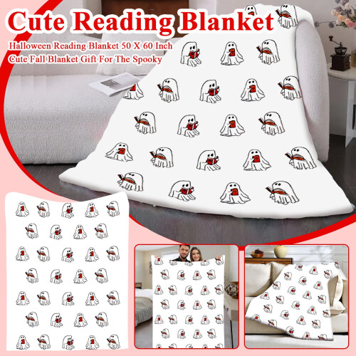 Ghost Halloween Blanket Soft Knitted Throw 3147 inch