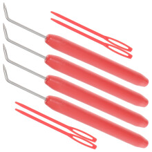 ROSENICE 4 Sets Knitting Tool Crochet Beginner Knitting Tools Crochet Needles Hook for Loom Knitting Loom Tool 12.50X1.00X1.00CM