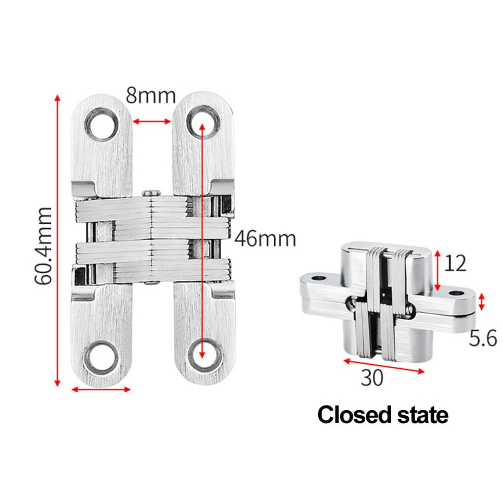 Zinc Alloy Concealed Cross Hinge For Wooden Cabinet Doors 9180435645852