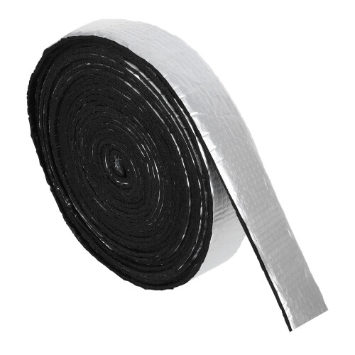 Pretyzoom Reflective Insulation Pipe Insulation Wrap Aluminum 1 Roll