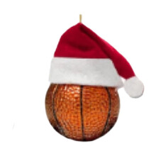 Ornements de Noël en forme de chapeau de basket-ball, mini-décorations créatives en forme de chapeau, pendentifs en forme de ballon de sport pour