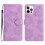 Leather Flip Wallet Case for iPhone 15 Pro Max Purple 1