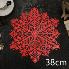 2 Sets de table en PVC style nordique, dessous de verre, dessous de plat isolants pour bols et assiettes, sets de table western ajourés à motif