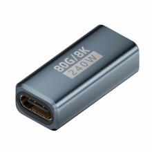 USB-C-Adapter 240 W, 80 Gbit/s, 8K@60Hz für Thunderbolt 4/5 und iPhone 16, 15 Pro Max mit Schnellladefunktion