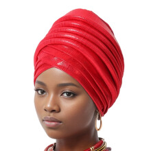 Turbante volumizador da moda para mulheres, levantador de turbante para usar por baixo do gorro.