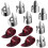 Adjustable Finger and Thumb Picks Set Stainless Steel and 1