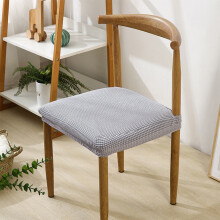 Housses extensibles en spandex à motif grain de maïs pour chaises de salle à manger et de bureau. Housses lavables et amovibles pour sièges de