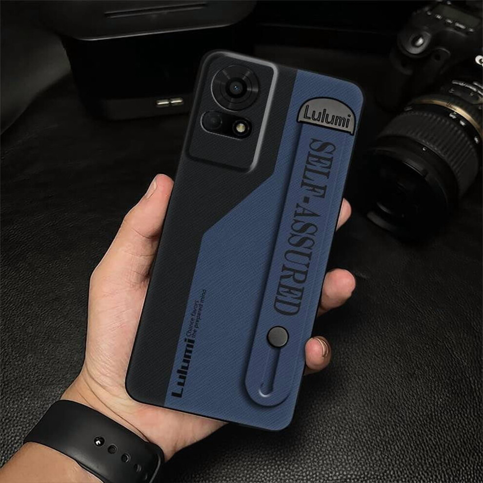 Dirt-Resistant Silicone Phone Case Compatible With Tcl 50Le/T510spp Â Shockproof, Wristband, Fashion Geometry Design 9170372099177