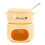Ceramic Melting Cup Set with Forks for Cheese Fondue 1