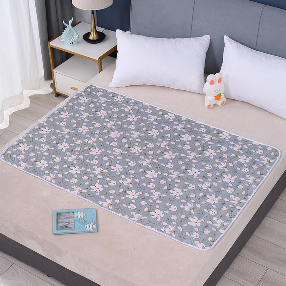 Comfortable Waterproof Bed Pad Ultrasonic Quilted Mat For Elderly Care Incontinence And Menstrual Use