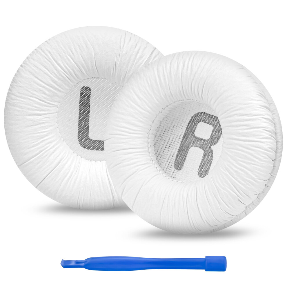 Replacement Ear Pads For Jbl Jr300/300Bt, T450bt/500Bt, Tune 500/500Bt/510Bt (Leatherette/White) White 9405492226050