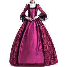 Viktorianisches Kleid für Damen (1800er Jahre) – Mittelalterliche Renaissance-Kleider – Korsettkleid mit ausgestellten Ärmeln – Cocktailkleid